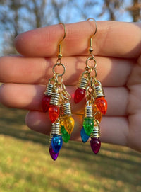 Christmas Lights Earrings