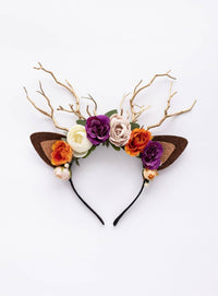Colorful Rose Reindeer Headband 4 (Colorful Rose)