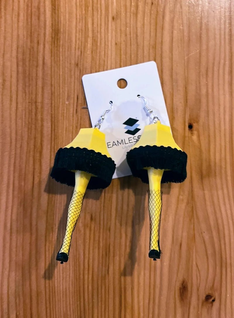 A Christmas Story Leg Lamp Earrings