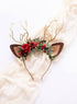 Rose Berry Reindeer Headband 1 (Rose Berry)