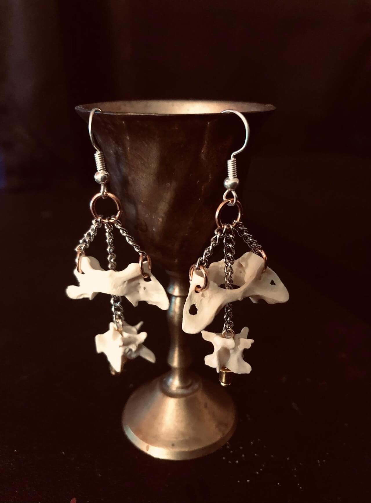 Snake Bone Earrings