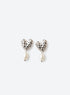 Pearl Heart Drop Earrings