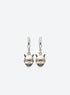 Baby Devil Ghost Hoop Earrings