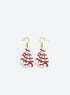 Christmas Tree Cookie Earrings