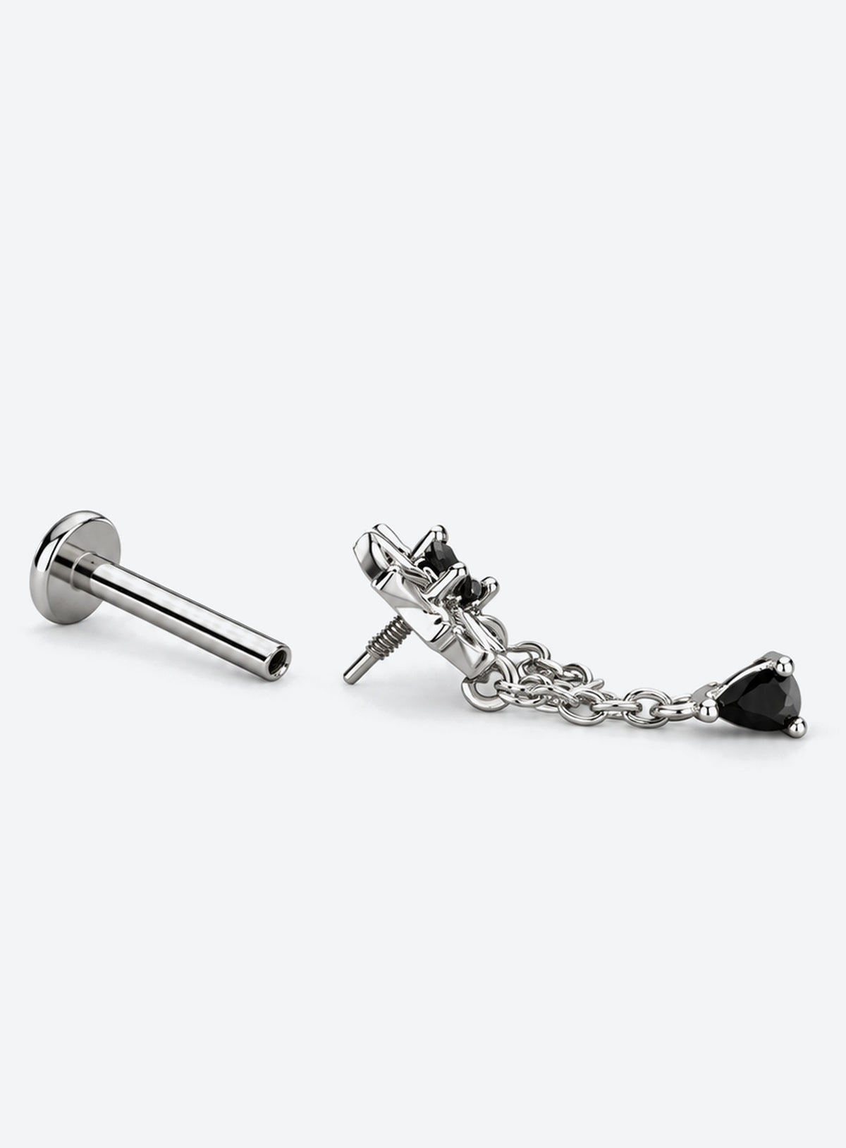 Spider Web Chain Labret Stud