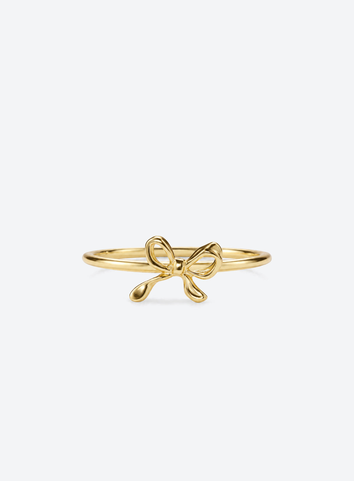 Dainty Bow Tie Band Ring