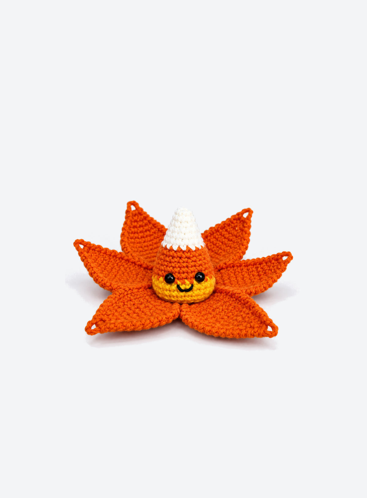 Crochet transforming pumpkin drawstring gift bag with character