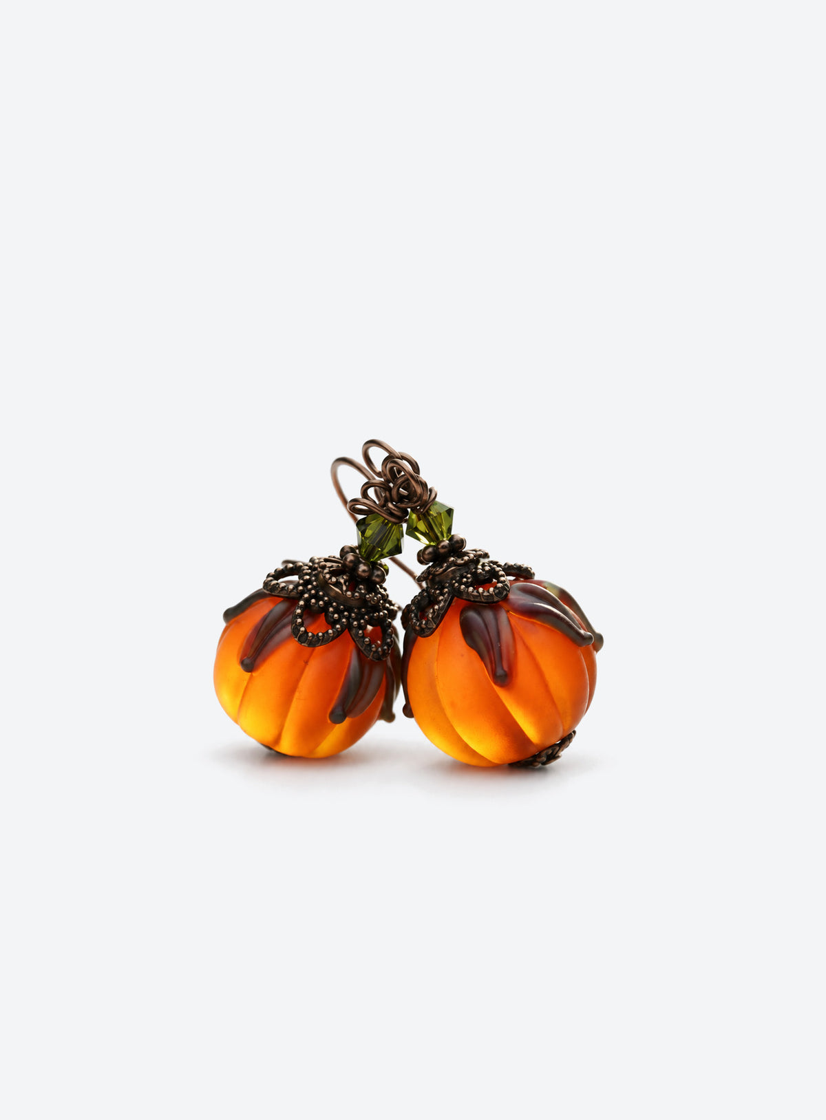 Pumpkin Fall Earrings