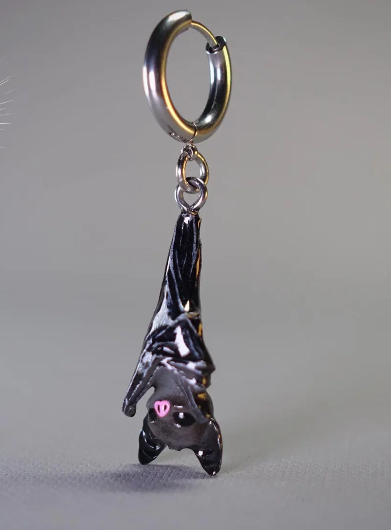 Phantom Bat Hoop Earrings