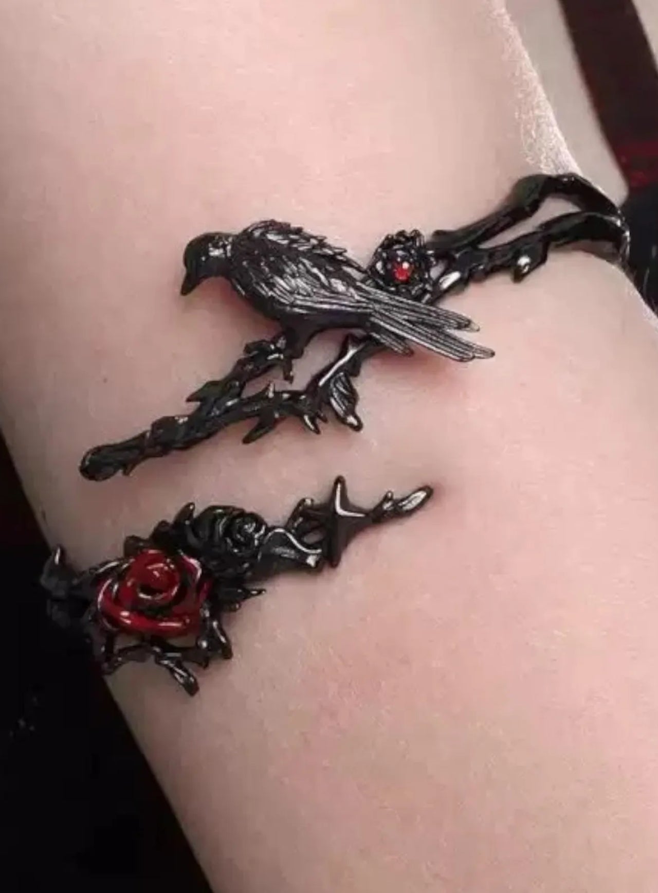 Raven Rose Bracelet
