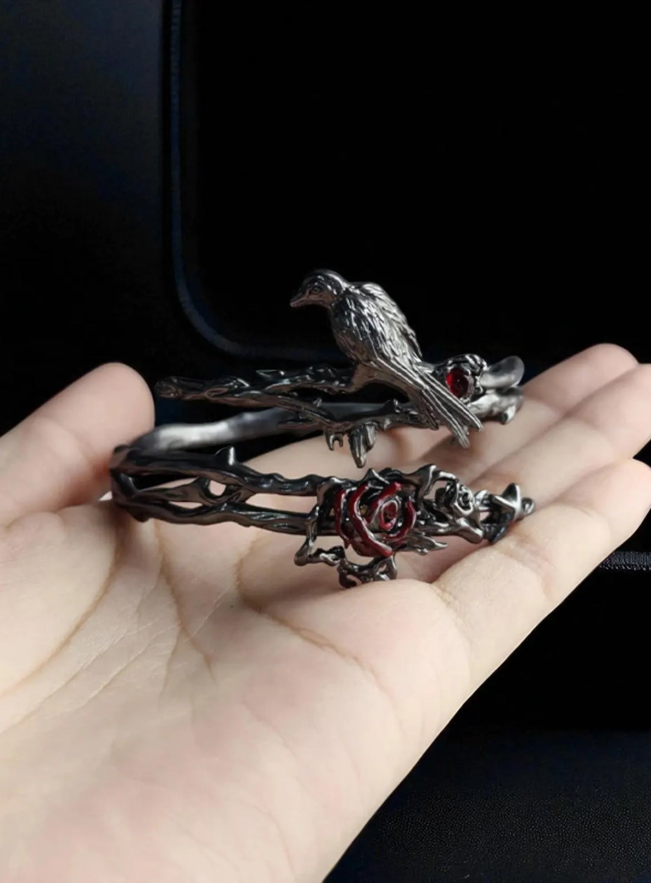 Raven Rose Bracelet