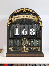 Vintage Book Read Tracker 9 (Black)