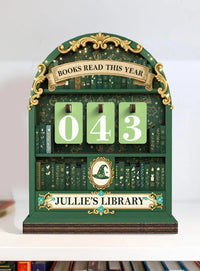 Vintage Book Read Tracker 10 (Green)