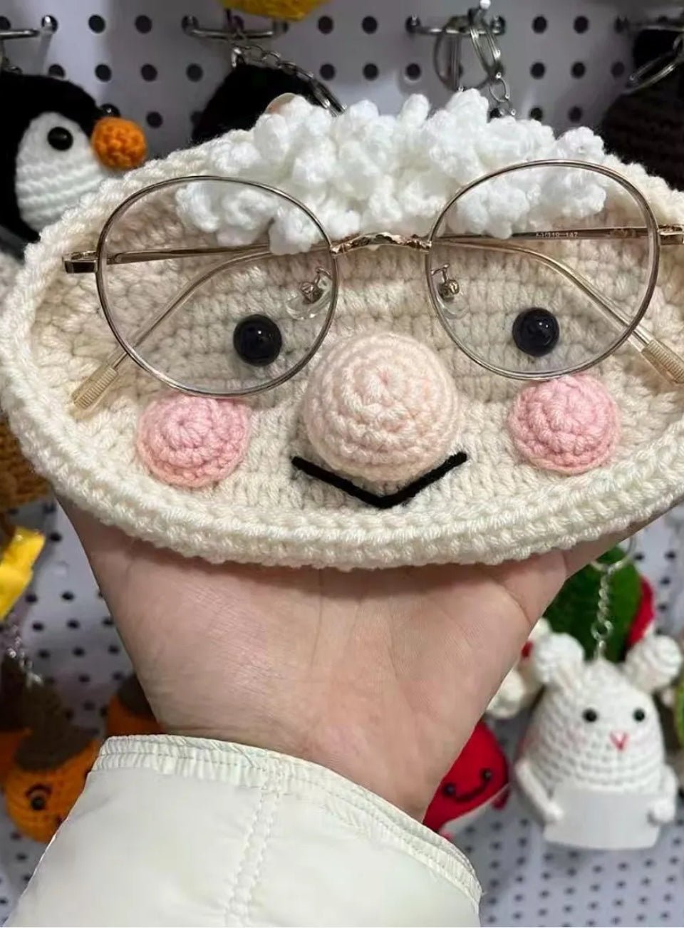 Crochet Eyeglasses Holder