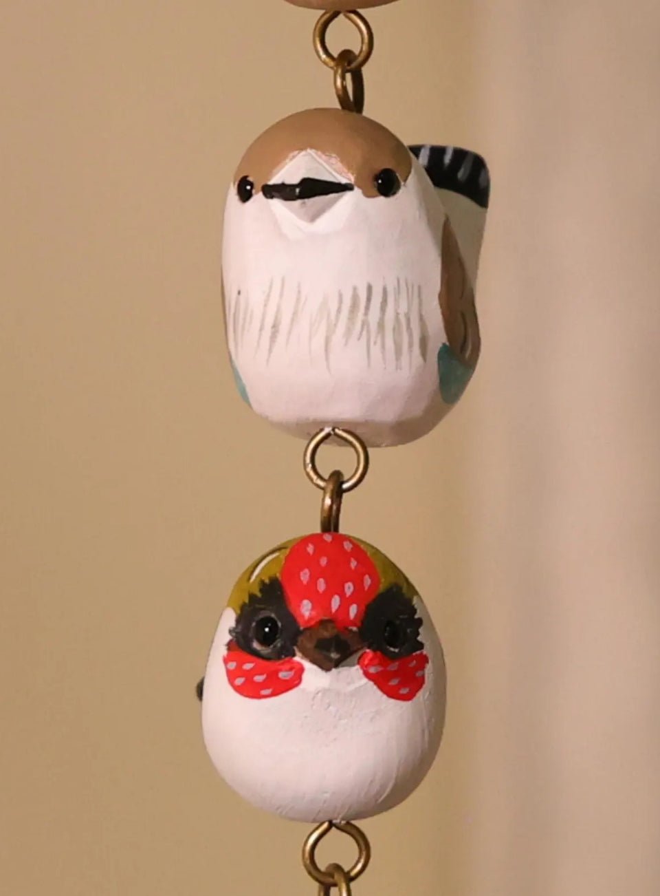 Wooden Bird Ornaments