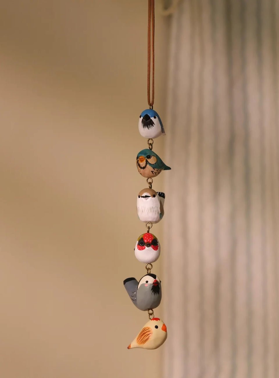 Wooden Bird Ornaments