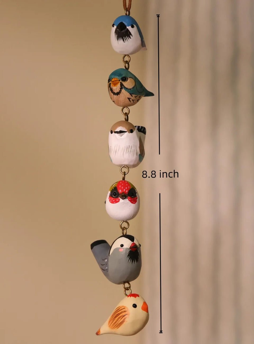 Wooden Bird Ornaments