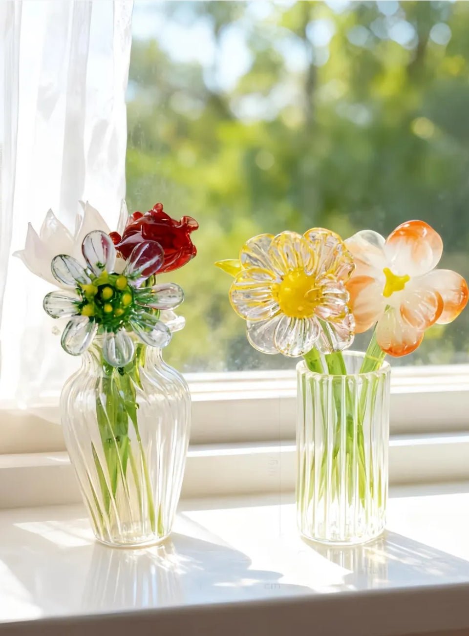 Glass Birth Month Flower