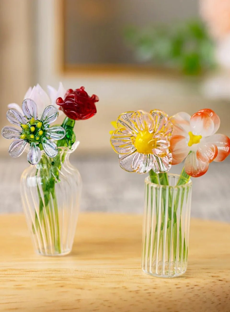 Glass Birth Month Flower