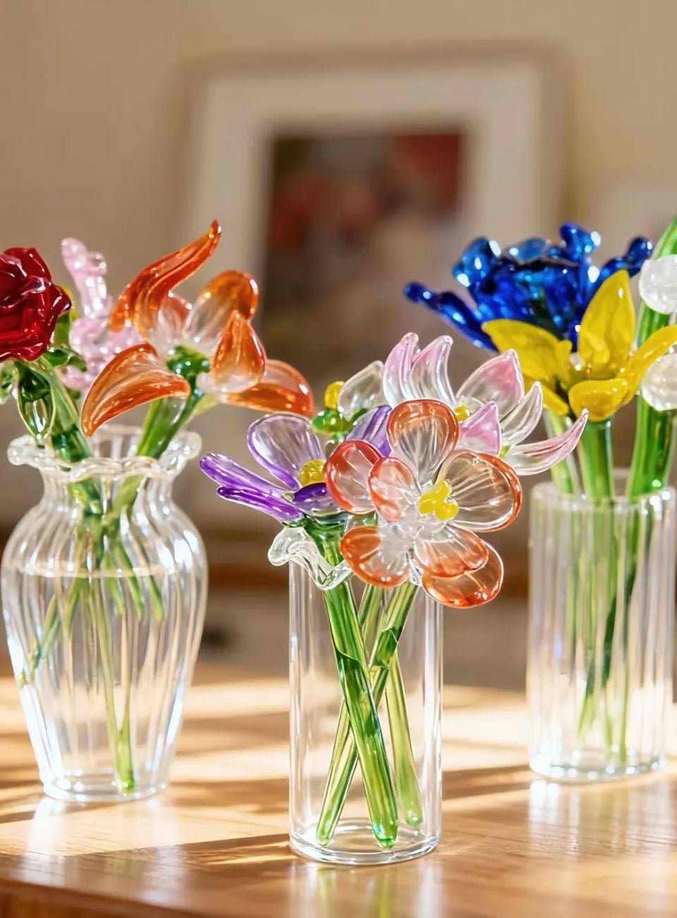 Glass Birth Month Flower