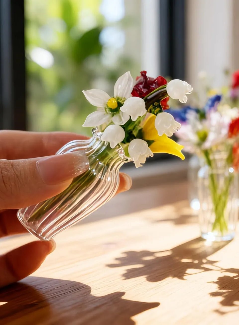 Glass Birth Month Flower