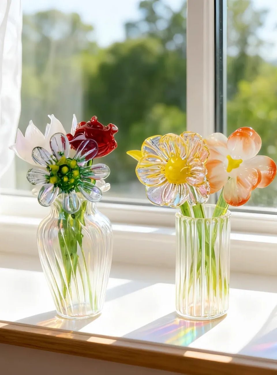 Glass Birth Month Flower