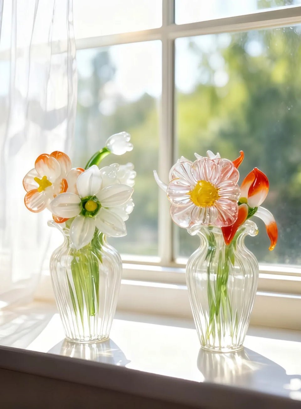 Glass Birth Month Flower