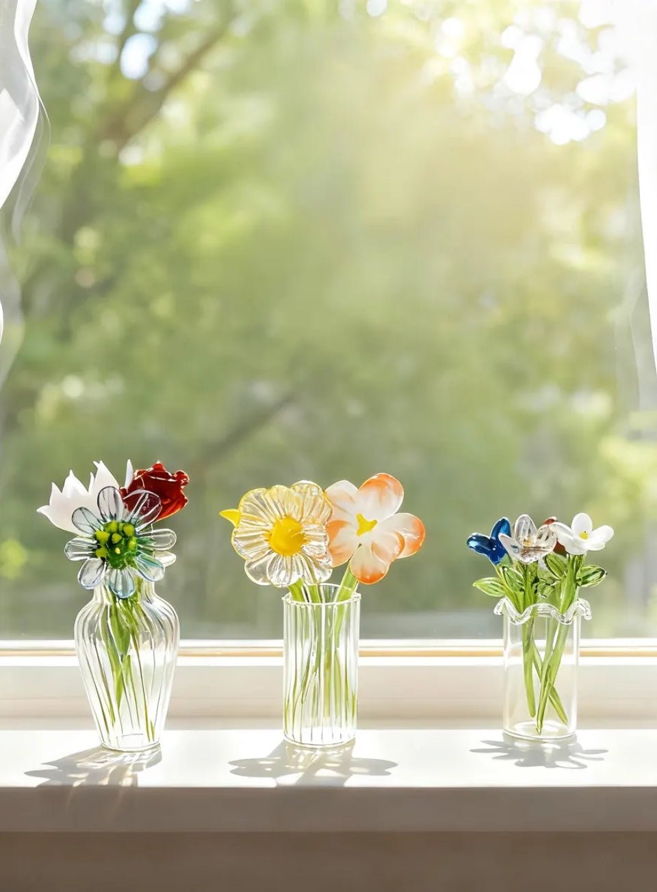 Glass Birth Month Flower