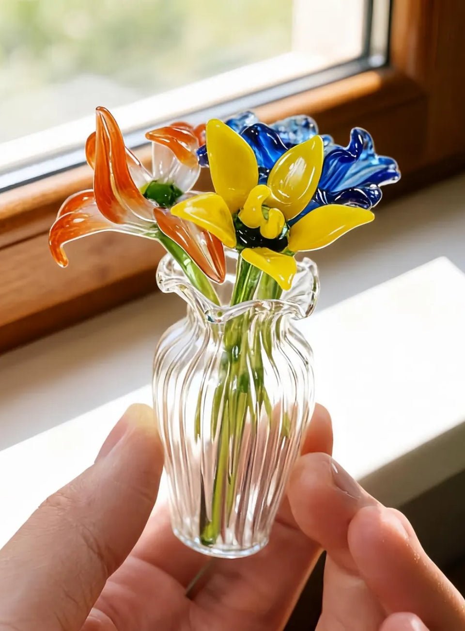 Glass Birth Month Flower