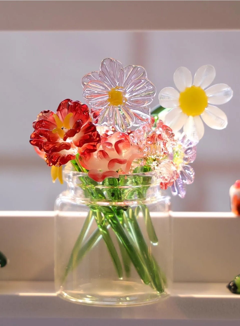 Glass Birth Month Flower