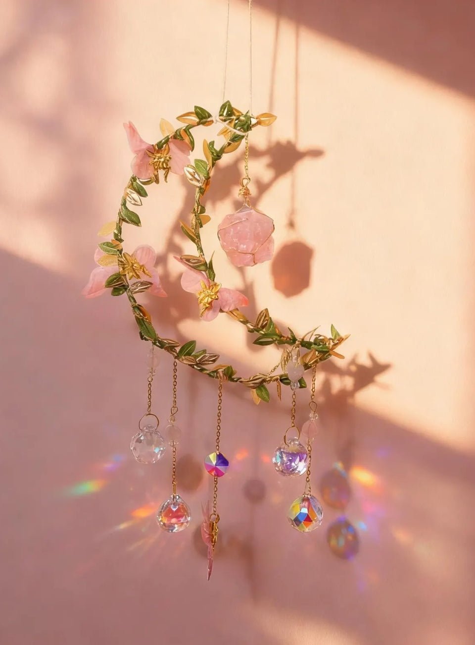 Crystal Moon Suncatcher