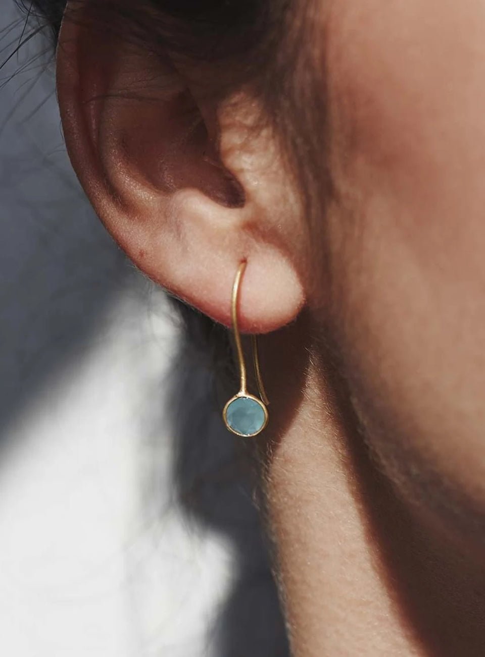 Aquamarine Drop Earrings