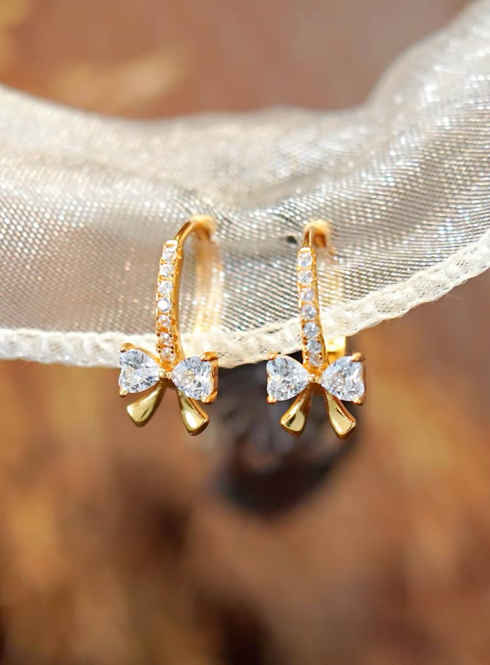 Promise Bow Earrings