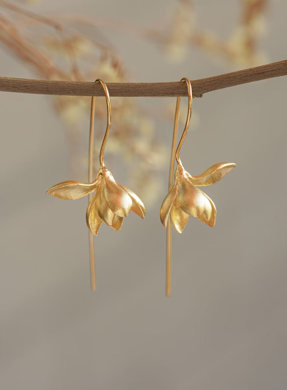 Magnolia Drop Earrings