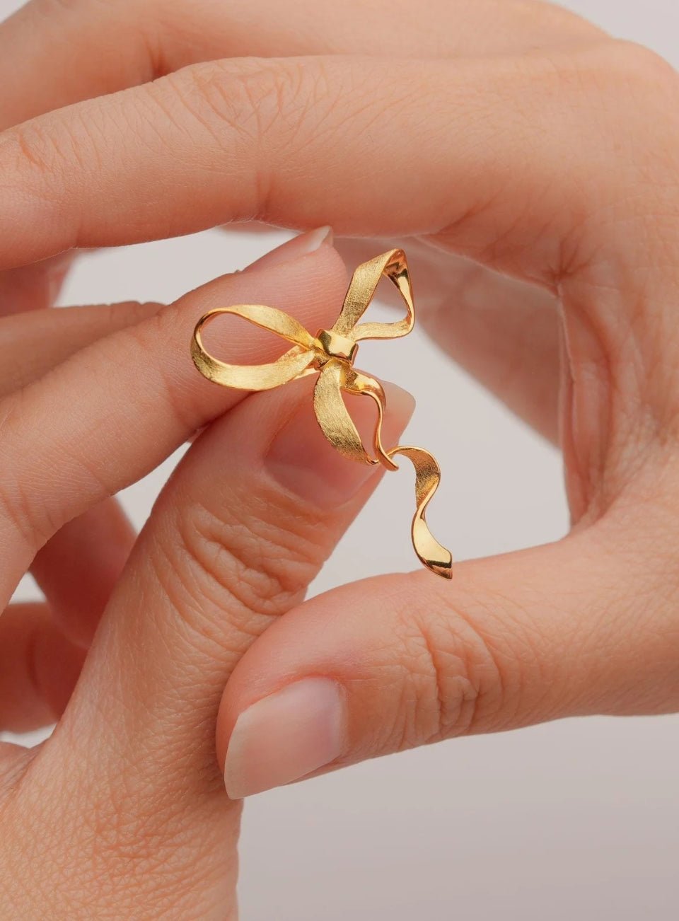 Ribbon Bow Drop Earrings