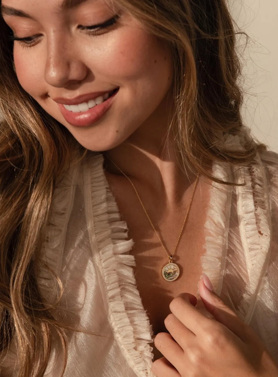 Pearl Sunset Necklace