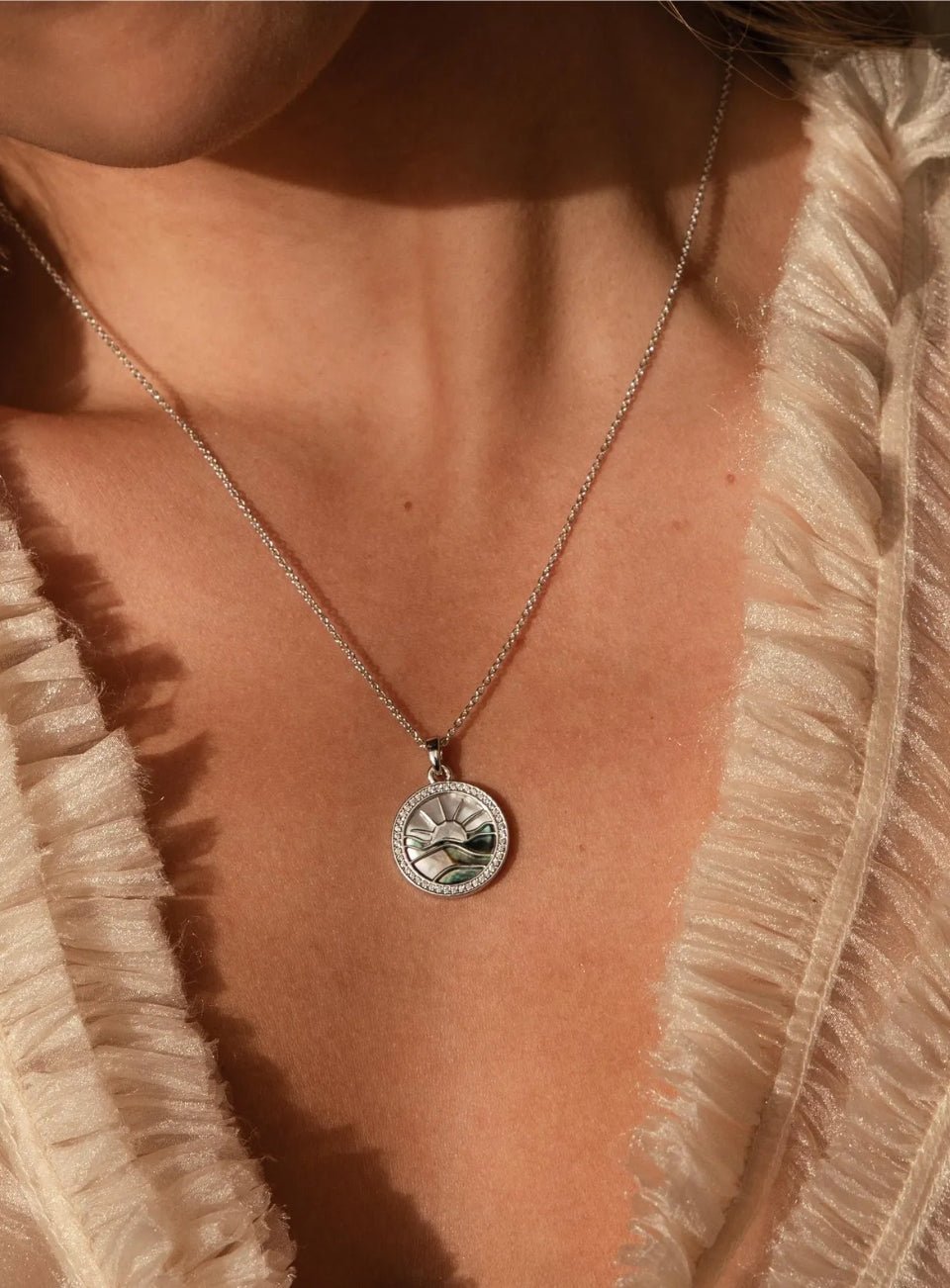Pearl Sunset Necklace