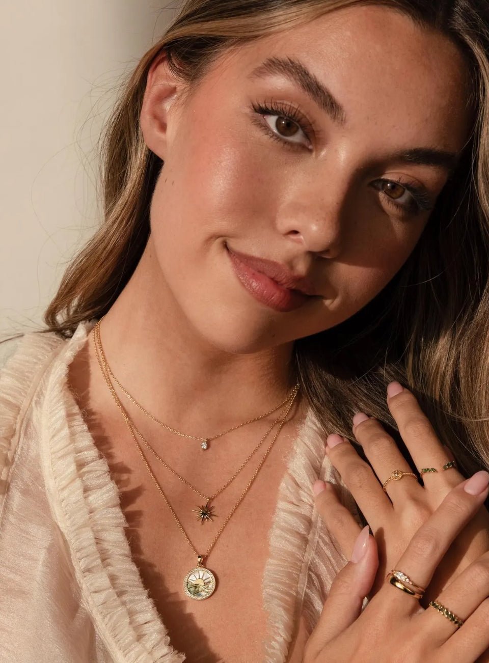 Pearl Sunset Necklace