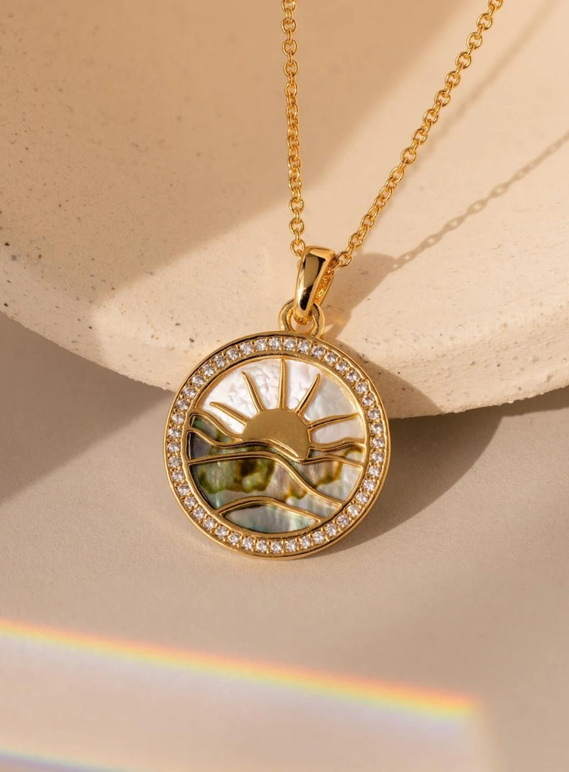 Pearl Sunset Necklace