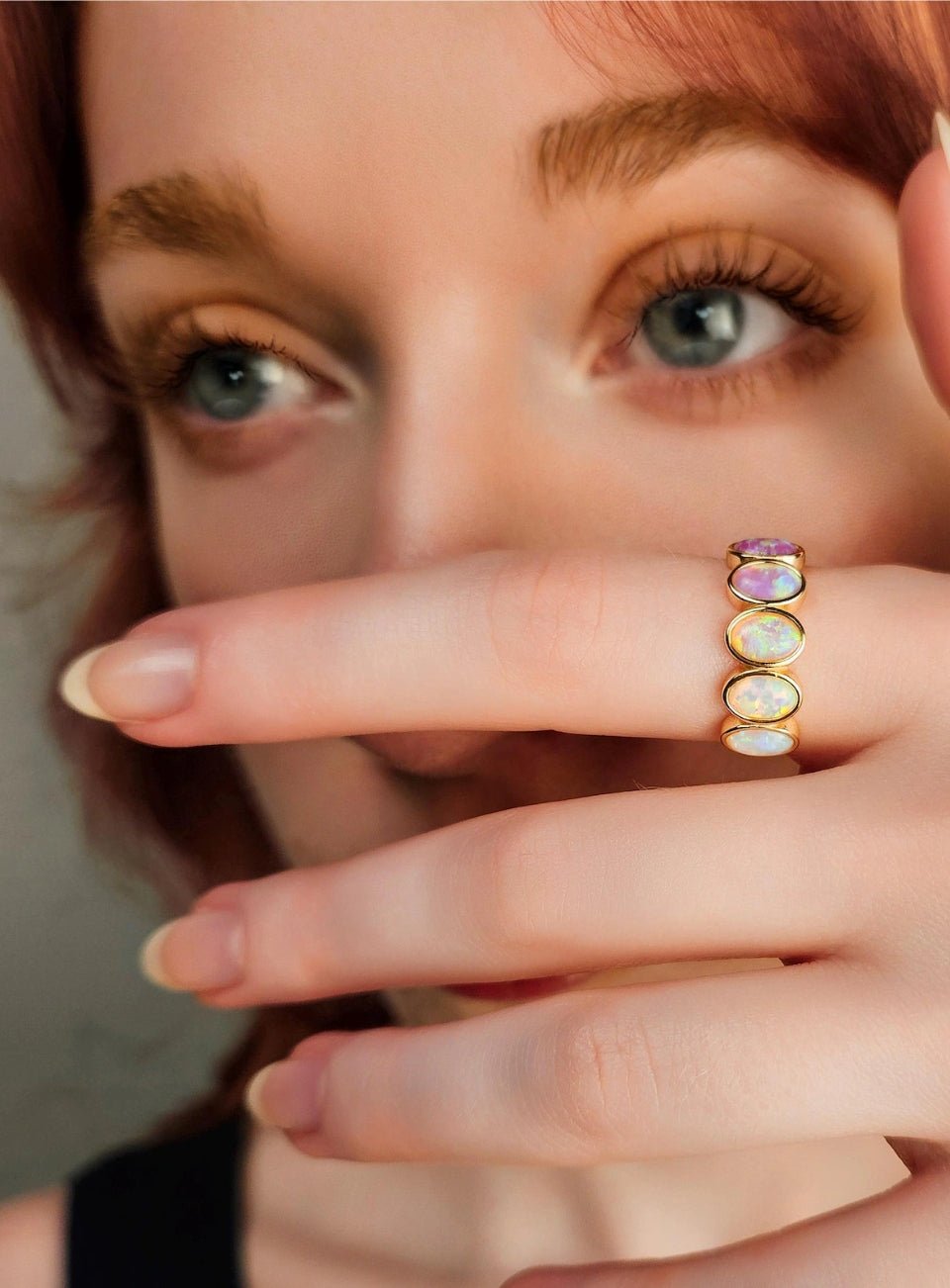 Aylin Opal Statement Ring