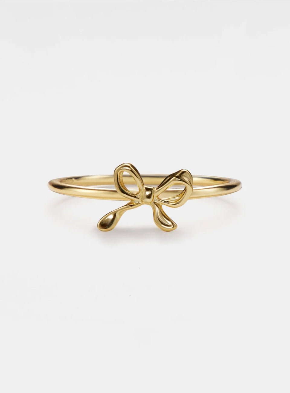 Dainty Bow Tie Band Ring