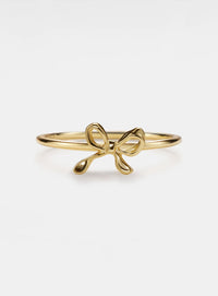 Dainty Bow Tie Band Ring