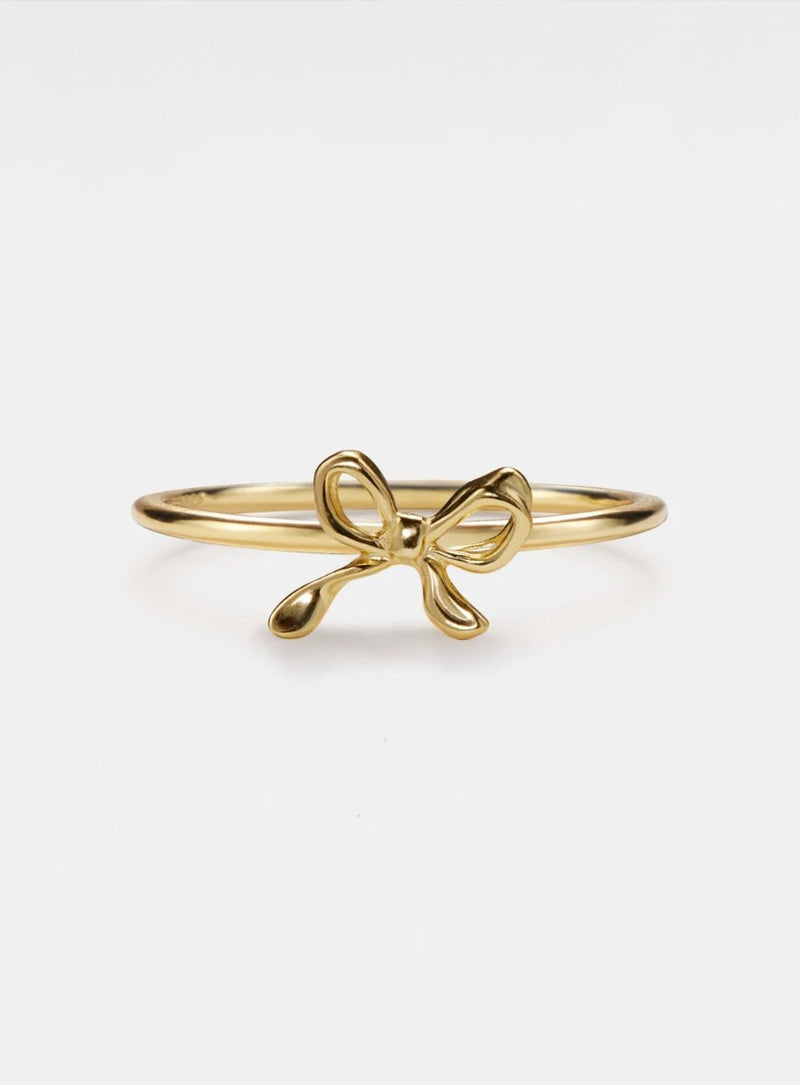 Dainty Bow Tie Band Ring