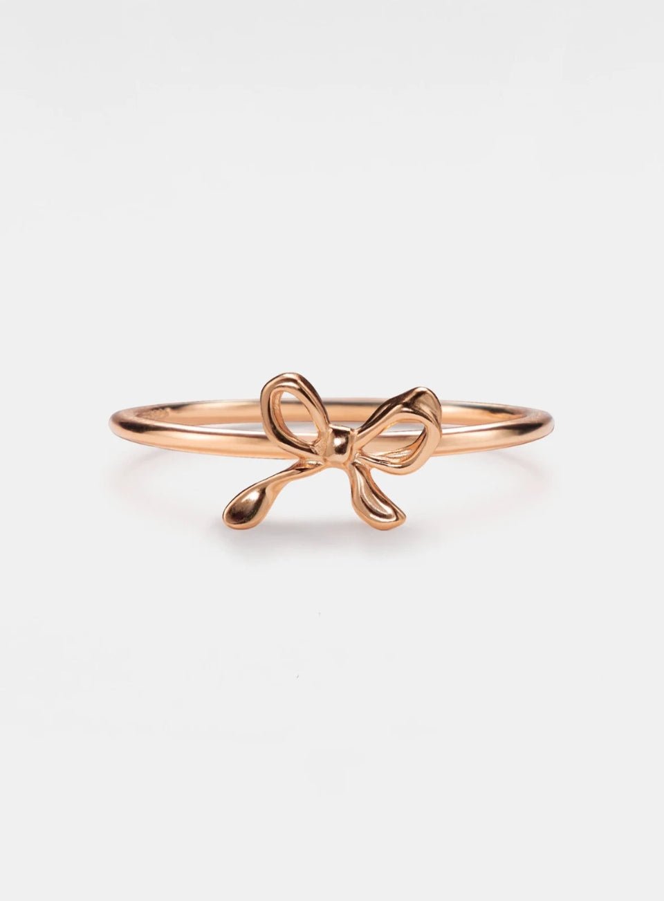 Dainty Bow Tie Band Ring