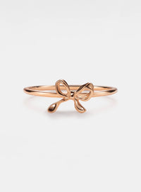 Dainty Bow Tie Band Ring