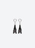 Phantom Bat Hoop Earrings