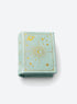 Book-shaped celestial ring box with sun, moon and star details