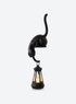 Cat Lantern Shelf Decor