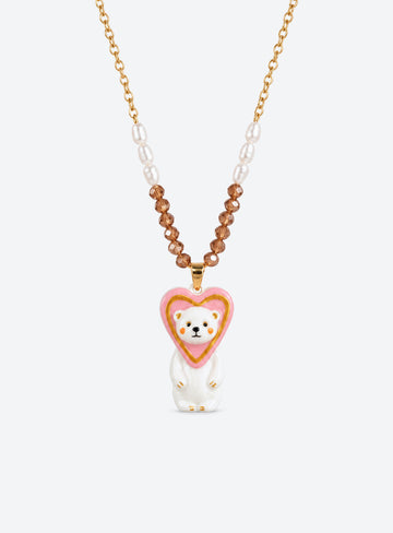 Pink Heart Bear