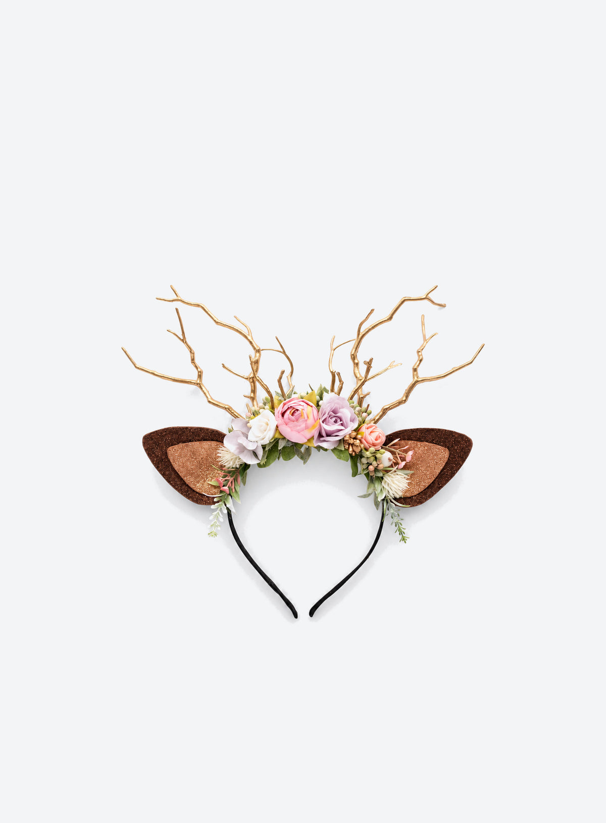 Frosted Rose Reindeer Headband 4 (Frosted Rose)